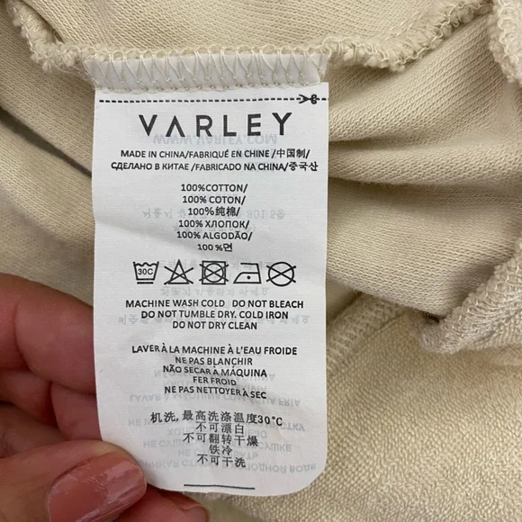 Varley sweatshirt cream color - Picture 9 of 10
